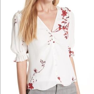 NWT SOLD OUT Joie Anevy Top Porcelain Small